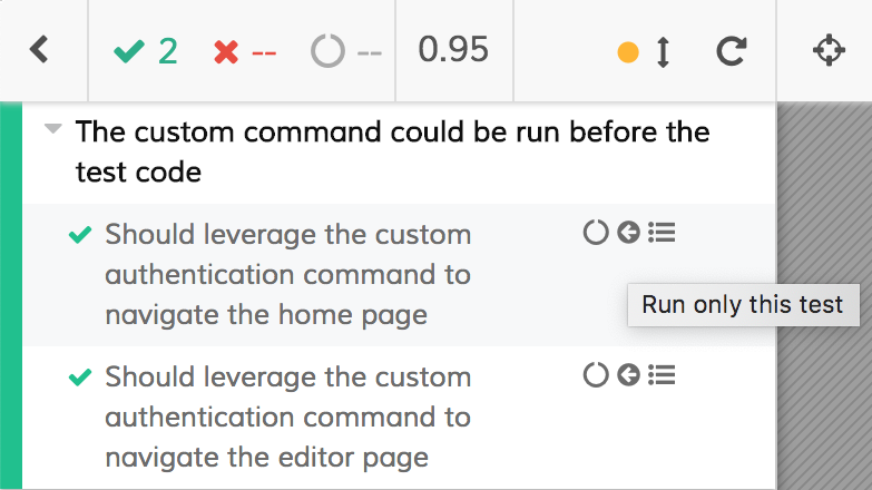 Cypress Skip And Only UI plugin