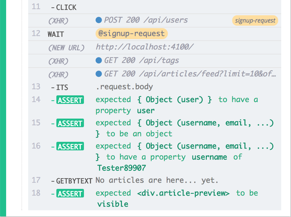 Request payload assertions